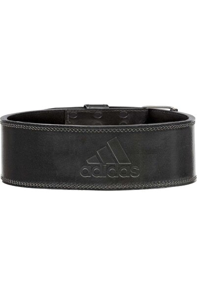 adidas Leather Weightlifting Belt Premium Durable Core Support for Heavy Lifting & Gym Training