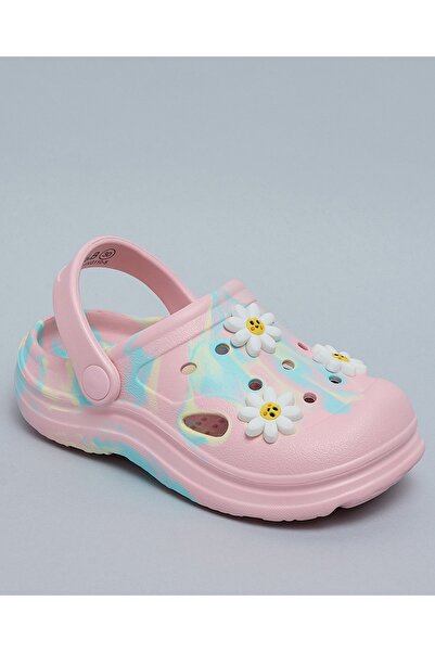 R&B Girl'S Multi Printed Slingback Clogs