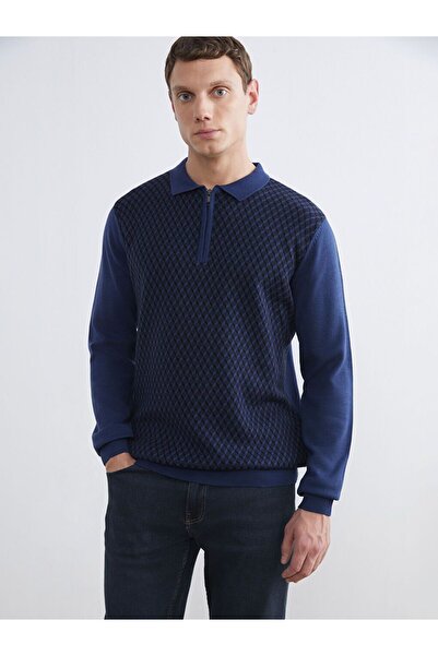 LC Waikiki Lcwaikiki Classic Polo Neck Men's Knit Sweater