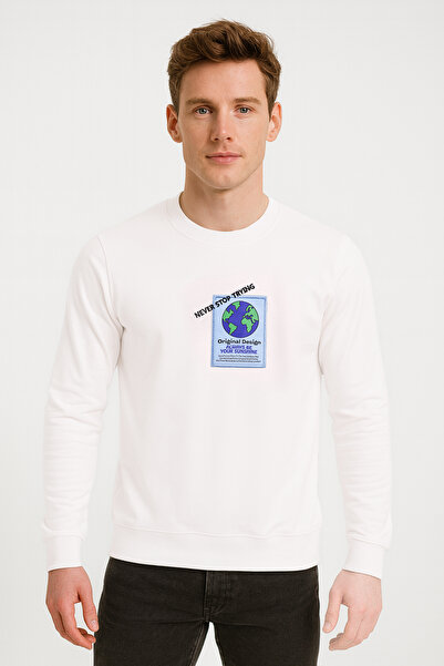 Stylein Boys Printed Crewneck Sweatshirt