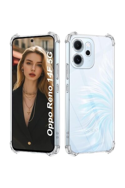 ELITE MOBILE Carcasă moale anti-șoc compatibilă cu Oppo Reno 14F, 14FS - Tran...
