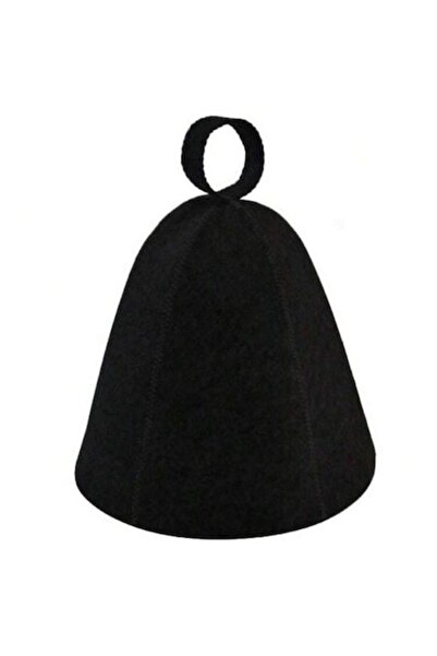 ELITE MOBILE Căciulă de saună, neagră, mărimea S-L