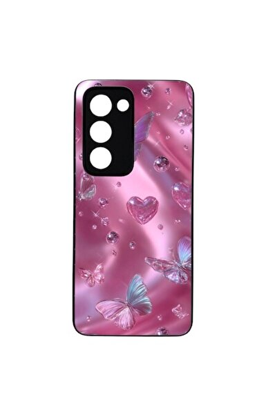 ELITE MOBILE Carcasă moale TPU compatibilă cu Oppo A5 4G/5G, design fluture roz