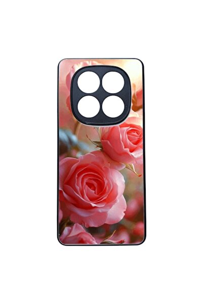 ELITE MOBILE Carcasă TPU compatibilă cu Redmi Note 14 Pro 5G, design Peach