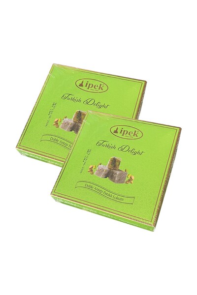 İpek Pişmaniye Double Pistachio Turkish Delight 250 Gr X 2 Pieces