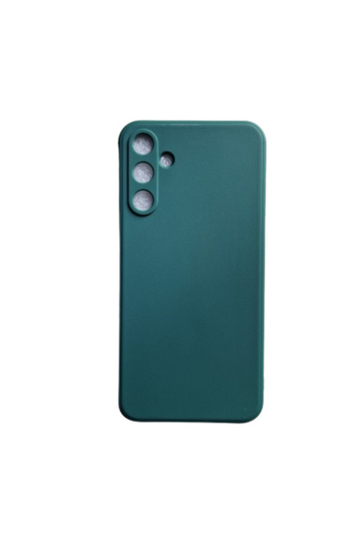 OEM Carcasă din catifea moale TPU compatibilă cu Samsung A15, verde închis