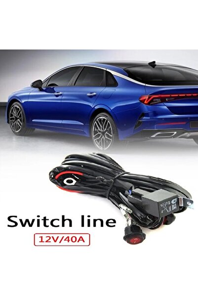 Avex Cablaj cu intrerupator, releu si siguranta pentru montarea barelor sau a proiectoarelor LED