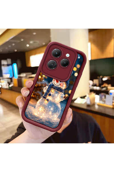 Hontinga حافظة ملونة بسيطة من مادة السيليكون المتوافقة مع Infinix Hot 40/40 P...