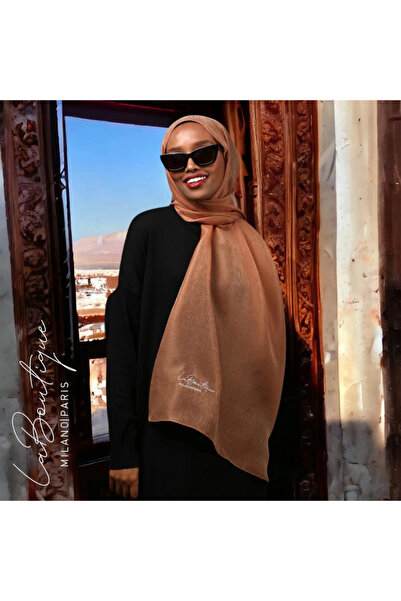 LA BOUTIQUE Simli Shawl - Copper - 70X190