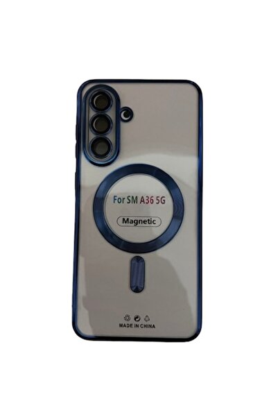 OEM Carcasă magnetică Luxury compatibilă cu Samsung Galaxy A36, albastru elec...