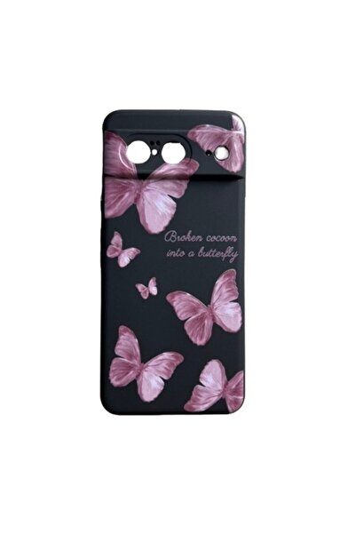 ELITE MOBILE Carcasă moale TPU compatibilă cu Google Pixel 8, design fluture