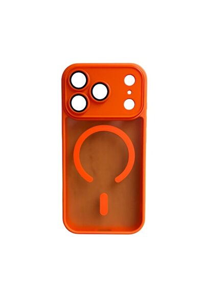 ELITE MOBILE Husa TPU Magnetic compatibila cu iPhone 17 Pro, Orange