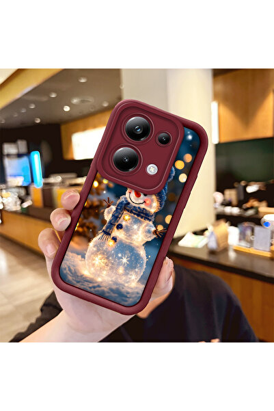 Hontinga حافظة ملونة بسيطة من مادة السيليكون المتوافقة مع هاتف Xiaomi Poco M6...