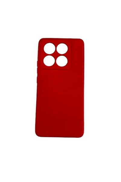 OEM Carcasă din catifea moale TPU compatibilă cu Mi 14T Pro, roșie