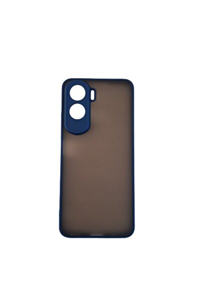 OEM Husa TPU Hibrid compatibila cu Honor 90 Lite, Albastru Fumuriu