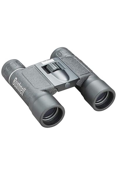 Bushnell منظار باورفيو 10x25 المدمج القابل للطي ذو المنشور السقفي، 132516، أسود
