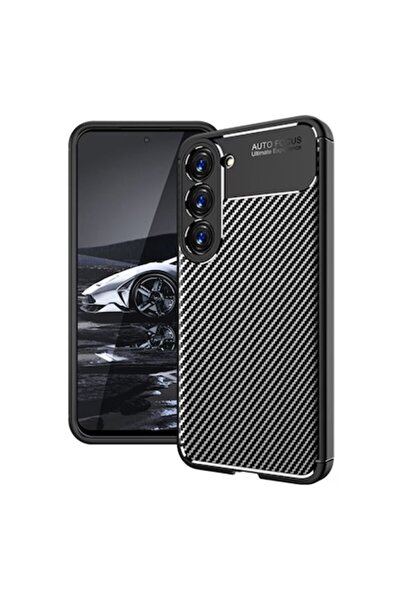 ELITE MOBILE Carcasă moale din fibră de carbon TPU compatibilă cu Samsung Gal...