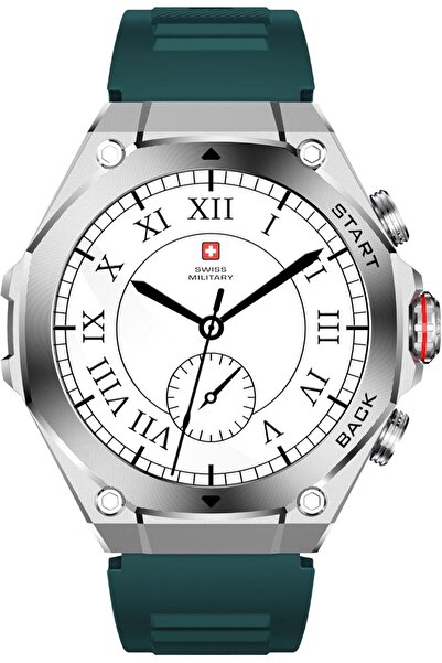 Swiss Military DOM6 Smartwatch 1.43" AMOLED, Bluetooth Calling, IP67, Silver ...