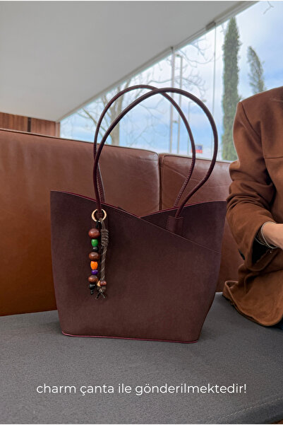 Mupa Shoes Kadın El ve Omuz Çantası BORDO SÜET