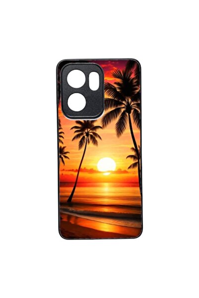 ELITE MOBILE Carcasă moale TPU compatibilă cu Oppo Reno 13F, design Sunset