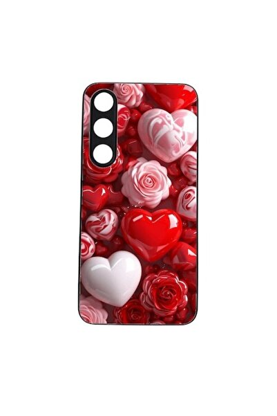 ELITE MOBILE Carcasă moale TPU compatibilă cu Samsung Galaxy S24, design LOVE
