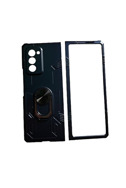 OEM Carcasă antișoc cu inel și magnet compatibilă cu Samsung Z Fold 2, albast...