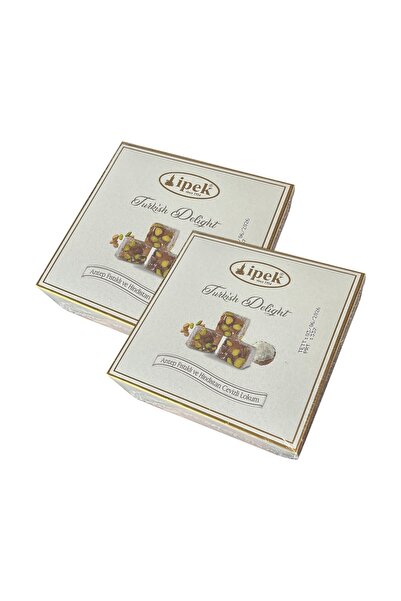 İpek Pişmaniye Antep Fıstıklı and Hind.Cev.Lokum 250 Gr X 2 Pieces