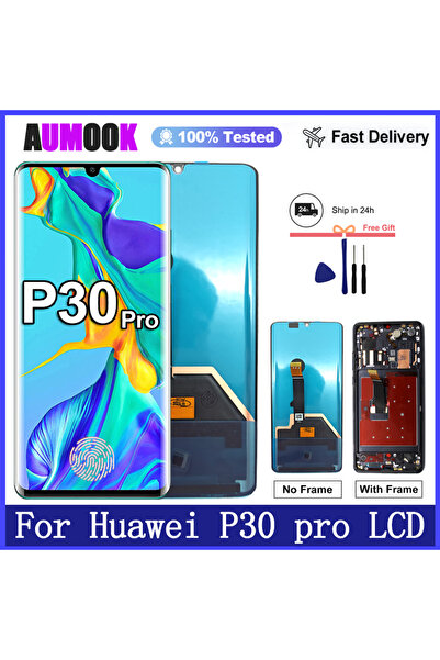Choice AMOLED black Frame Super AMOLED For P30 Pro LCD Display Touch Screen Digitizer Assembly For P30 Pr