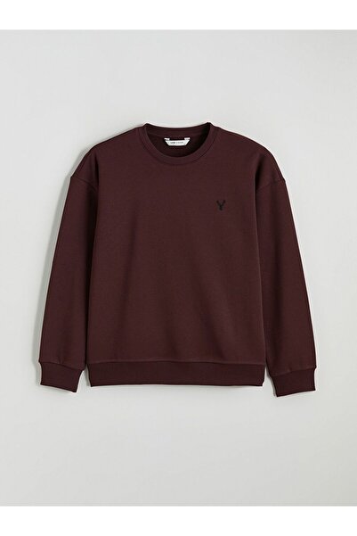 LC Waikiki LCW Vision Bisiklet Yaka Erkek Kalın Sweatshirt