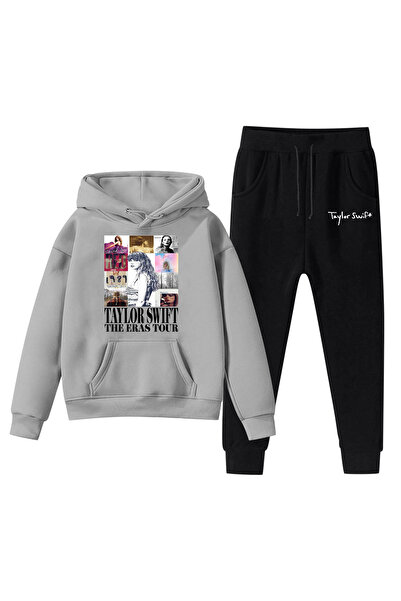 NO BRAND طقم سويت شيرت من الصوف من تايلور سويفت، جولة ذا إيراس، WY-384، رمادي...