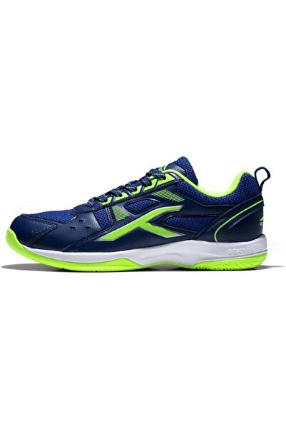 Hundred Raze Badminton Shoes (Non-Marking) Navy/Lime 12UK
