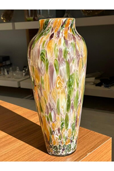 Mikasa Moor مزهرية زجاجية نباتية 18×44 سم