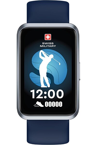 Swiss Military Rhine2 Smart Band 1.57" Display - Bluetooth Calling, IP67, Blue