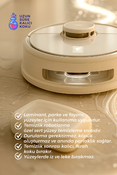 Nilem Robot Süpürge Deterjanı Beyaz Sabun Kokulu 500 ml