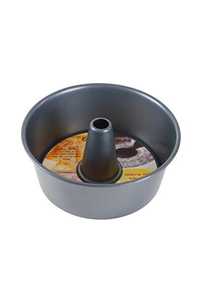 HOME MAKER قالب كيكة أنجل فود بقاعدة قابلة للإزالة، غير لاصق - 23 سم