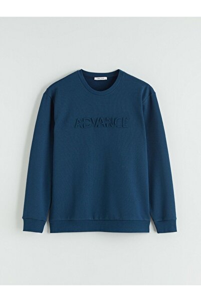 LC Waikiki سويت شيرت LCW Vision Crew Neck مطبوع للرجال