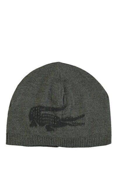 Lacoste Двустранна мъжка шапка с голям лого мотив, каки