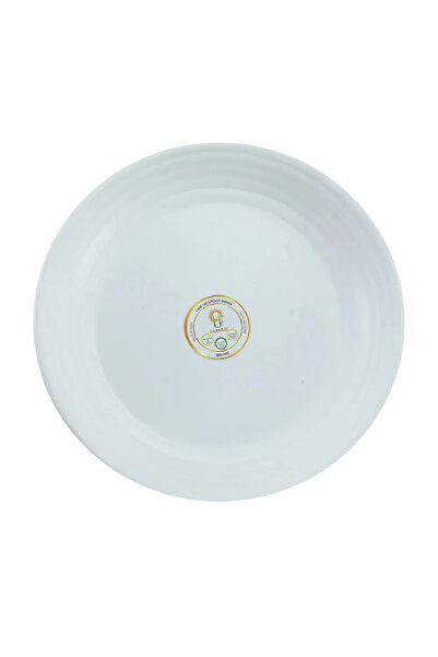 SARVAH Dinner Plate, Melamine Round Plate White- 10inch