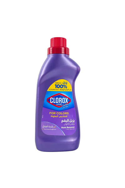 Clorox Stain Remover And Color Booster For Colored Clothes, Removes 100percent Everyday Stains- 900m