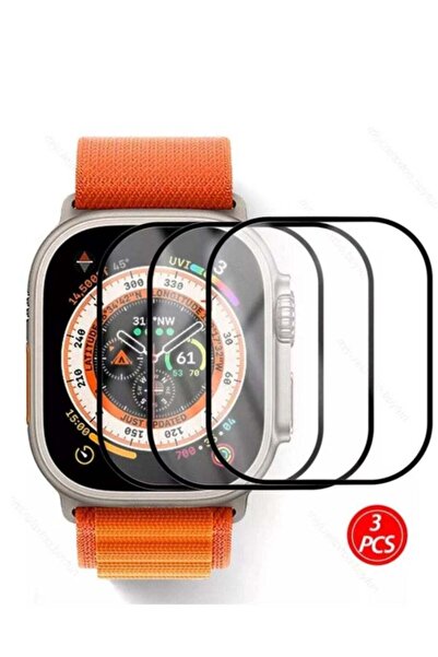 Generic Three-piece screen protector compatible with Apple Watch Ultra/Ultra 2 49mm