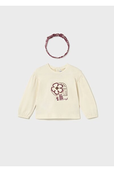 MAYORAL Baby Girl T-Shirt with Headband 2078