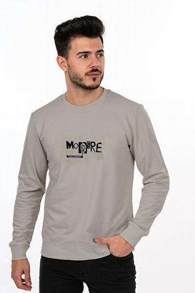 FOR MAN سويت شيرت للأولاد مطبوع برقبة دائرية