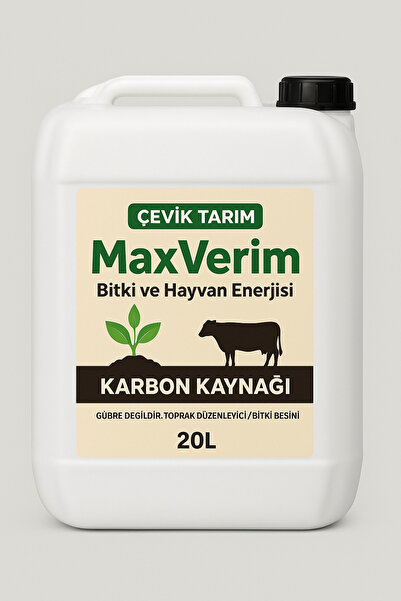 MaxVerim Bitki & Hayvan Enerji Besini 20 LT – Toprak ve Mikrobiyal Aktivasyon Desteği