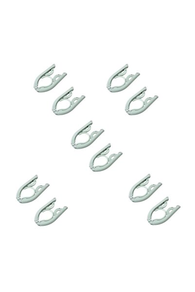 OEM Set 10 umerase portabile,subtiri si usoare,pentru calatorii si casa,verde,plastic,pliable,70x130 mm