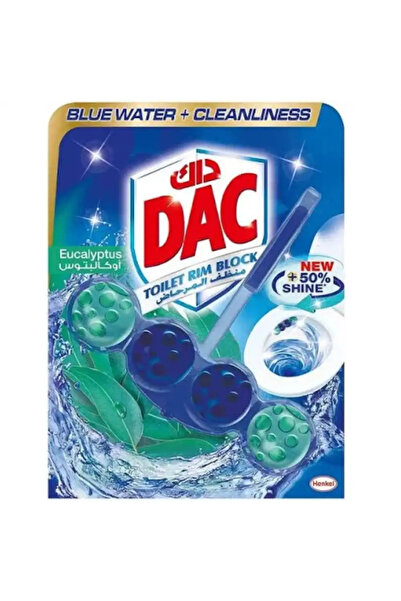 Kovar كتلة تنظيف حافة المرحاض من دي إيه سي، لون أزرق، برائحة الأوكالبتوس النش...