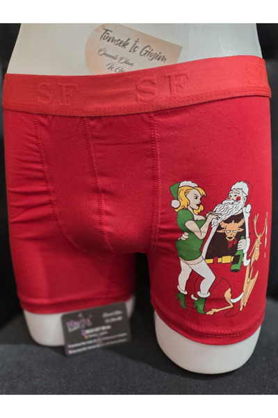 tümsek kadın iç giyim YILBAŞI KONSEPT TEKLİ BOXER