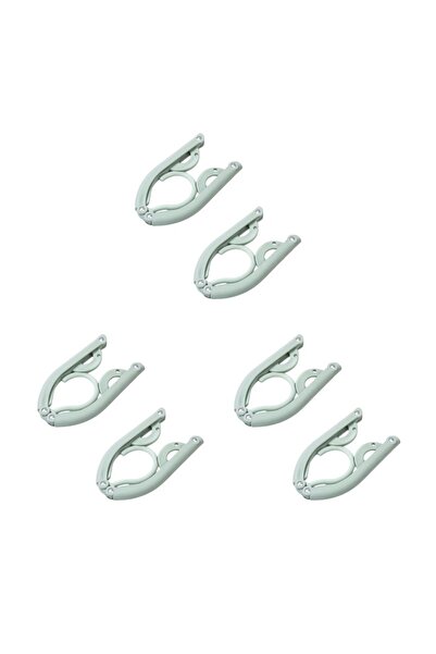 OEM Set 6 umerase portabile,subtiri si usoare,pentru calatorii si casa,verde,plastic,pliable,70x130 mm
