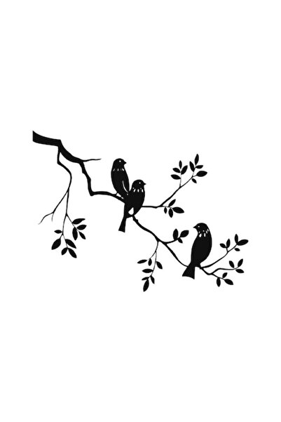 Oracal Decorative Wall Sticker Birds, 47×35 cm, Black,