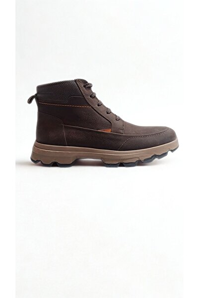 Freefoot Hakiki Nubuk Deri Erkek Bot Kahverengi