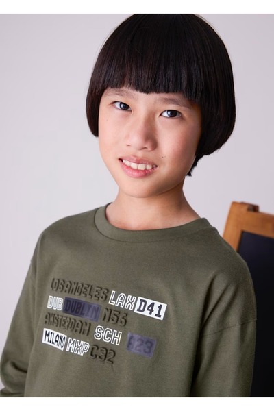 MAYORAL Băiat cu mânecă lungă tricou 7012